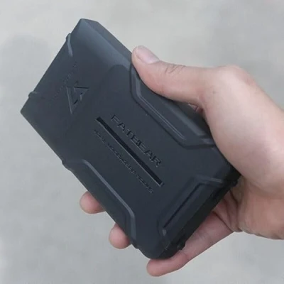 Abbildung von NW ZX700 Hülle, ZX706 ZX707 Fatbear Rugged Shockproof Heavy Duty Schutzhülle Kompatibel mit Sony Walkman (Schwarz)