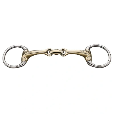 Abbildung von Sprenger Olivenkopfgebiss Dynamic RS 14mm Doppelt Gebrochen 14,5cm