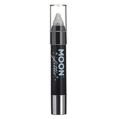 Abbildung von Holographischer Glitzer Lackstift/Körperkreide Make up für das Gesicht &amp; Körper von Moon Glitter 3.5gr Silber