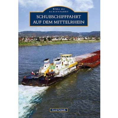 Abbildung von Schubschifffahrt auf dem Mittelrhein in faszinierenden historischen Fotografien