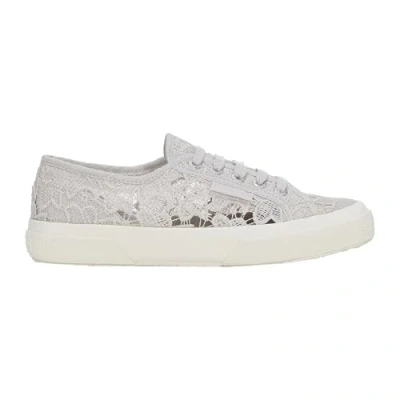 Abbildung von Superga Macrame Sneaker low, Damen, Größe: 39, Grey silver Schuhe