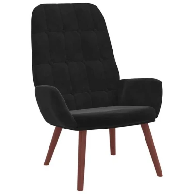 Abbildung von vidaXL Sessel Relaxsessel Schwarz Samt (1 St)