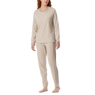 Abbildung von Schiesser Casual Nachtwäsche Set, Damen, Größe: 38, Natur