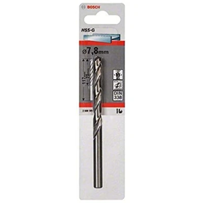Abbildung von Bosch Accessories Professional Metallbohrer 2608585931 7.8 x 75 117 mm HSS G DIN338