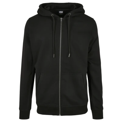 Abbildung von Urban Classics Terry Sweatjacke, Herren, Größe: XXL, Black