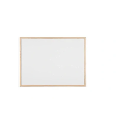 Abbildung von Bi Office Budget Whiteboard mit Holzrahmen, trocken abwischbar, 5 Größen wählbar, 80 x 60 cm
