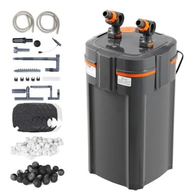 Abbildung von VEVOR Aquariumfilter 528 GPH, 5 stufiger Kanisterfilter 757,1 L