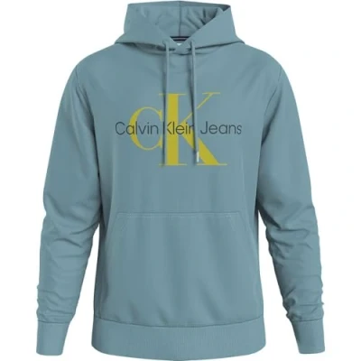 Abbildung von Calvin Klein Jeans Seasonal Monologo Regular Sweatshirt, Herren, Größe: Medium, Goblin blue