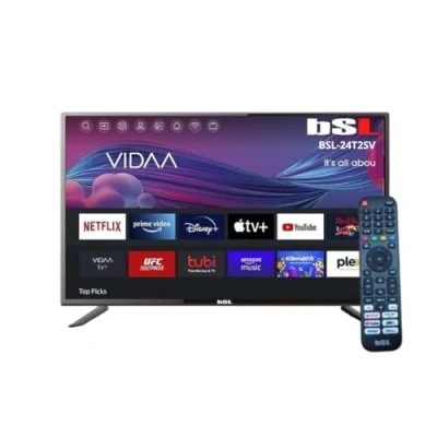 Abbildung von BSL BEAUTIFUL SOUND LINE 24T2SV VIDAA Smart TV, 61 cm (24 Zoll), WLAN, RJ45, Full HD Auflösung 1920 x 1080p, USB, DVBT2/S2/C, kompatibel mit Youtube, Netflix, Disney +, Dazn, Prime HDMI
