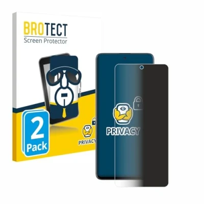 Abbildung von BROTECT (2 Stück Anti Spy Blickschutzfolie für Samsung Galaxy A51 5G / Privacy Screen Protector [Displayschutz, Sichtschutz, Blaulichtfilter]
