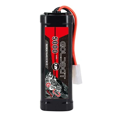 Abbildung von GOLDBAT RC Akku 5000mAh 7.2V NiMH Pack Batterie Ersatzakku Für Autos Flugzeug Helikopter Boot Buggy Modellbau Flugze …