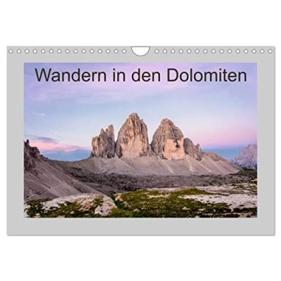 Abbildung von Wandern in den Dolomiten (Wandkalender 2025 DIN A4 quer), CALVENDO Monatskalender