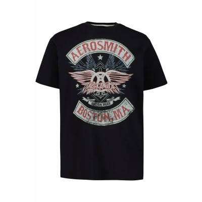 Abbildung von JP1880 Aerosmith Tshirt print, Herren, Größe: 6XL, Dunkel marine