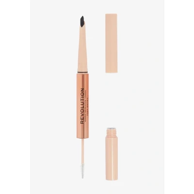 Abbildung von Makeup Revolution Fluffy BROW Filter DUO Augenbrauenfarbe, Größe: 0.12 g, Dark brown
