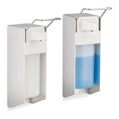 Abbildung von relaxdays Desinfektionsmittelspender 2 x Eurospender Seifenspender 500 ml