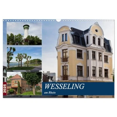 Abbildung von Wesseling am Rhein (Wandkalender 2025 DIN A3 quer), CALVENDO Monatskalender