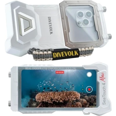 Abbildung von DIVEVOLK Tauch Handyhülle, kompatibel mit iPhone 12/12 Pro/12 Pro Max/13/13 Pro/13 Max/14/14 Pro/14 Max/15/15 Pro/15 Max