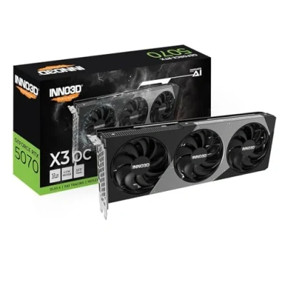 Abbildung von INNO3D GeForce RTX 5070 X3 OC 12GB GDDR7, HDMI, 3x DP