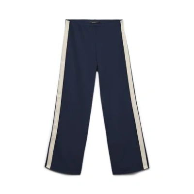 Abbildung von Vero Moda Vmberlin WIDE Panel PANT Stoffhose, Damen, Größe: Lx34, Navy
