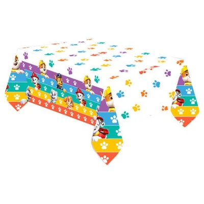Abbildung von amscan 9914239 Rainbow Paw Patrol Kinder Geburtstagsparty Papier Tischdecke 1,8 m