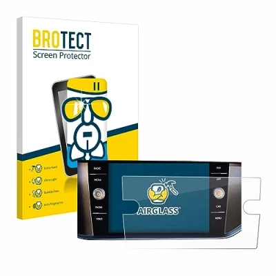 Abbildung von BROTECT Schutzglas für Volkswagen T Cross 2022 Discover Media 8&quot; Schutzfolie Panzer Folie Glas [Extrem Kratzfest 9H, Anti Fingerprint,