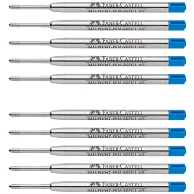Abbildung von Faber Castell Kugelschreibermine (10 Stück, Extrabreit Blau)