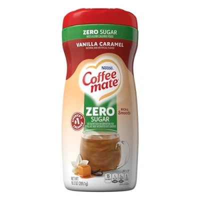 Abbildung von Nestle Coffee Mate Vanilla Caramel Sugar Free, 1er Pack (1 x 289 g Packung)