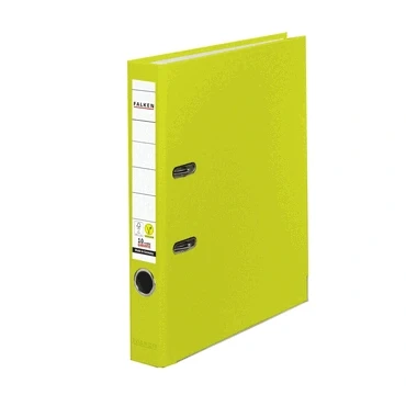 Abbildung von 25 x Falken Ordner S80 A4 PP Color 50mm neongrün
