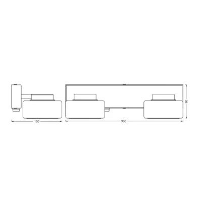 Abbildung von LEDVANCE ORBIS Flame Wand und Deckenleuchte mit LED, Chrom, 11W, 700lm, 3000/4000K, Farbtemperatur über Wandschalter einstellbar (kaltweiß/warmweiß), IP44 Schutz vor Fremdkörpern Spritzwasser