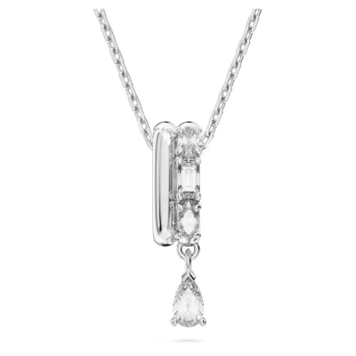 Abbildung von Swarovski Dextera Pendant Halskette silvercoloured, Damen, Größe: One Size, Silver coloured