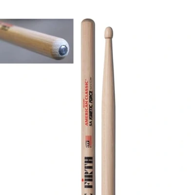 Abbildung von Vic Firth 5A Kinetic Force American Hickory Wood Tip Drumsticks