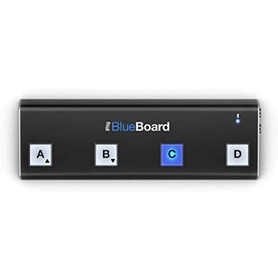 Abbildung von IK Multimedia iRig BlueBoard Bluetooth MIDI Pedalboard Kontroller für Apple iPhone/iPod/iPad und Mac, schwarz