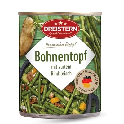 Abbildung von DREISTERN Bohneneintopf mit Rindfleisch, 800 g