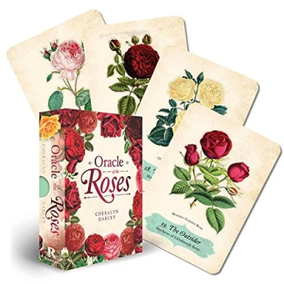 Abbildung von Oracle of The Roses: 44 Gilded Edge Full Color Cards and 144 Page Book
