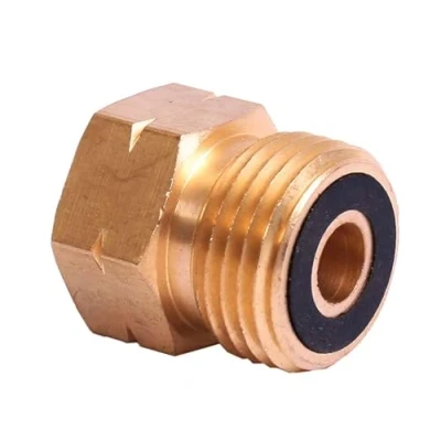 Abbildung von WELDINGER KN Adapter Handwerkerflasche kurz 21,80 x 1/1/4&quot; links AG 3/8&quot; IG