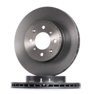 Abbildung von BREMBO COATED DISC LINE 09.9936.11 Bremsscheibe 262 21 4 innenbelüftet beschichtet hochgekohlt mit Schrauben HONDA: CIVIC 7 Hatchback, Coupe