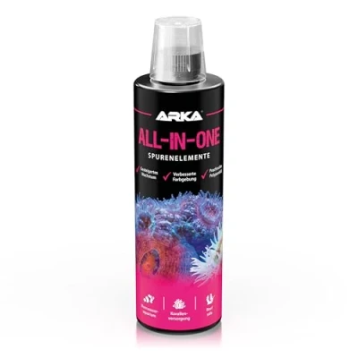 Abbildung von MICROBE LIFT All in One 473 ml Komplettlösung für Korallenversorgung Meerwasseraquarien, fördert Wachstum und Farbenpracht, mit essenziellen Spurenelementen Vitaminen.