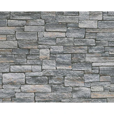 Abbildung von living walls Vliestapete &quot;Best of Wood`n Stone 2nd Edition&quot;, Steinoptik gemustert Motiv, Steintapete matt leicht strukturiert Tapeten Wohnzimmer Schlafzimmer