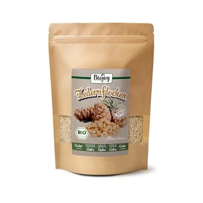 Abbildung von Biojoy BIO Zedernflocken von sibirischen Zedernkerne (500 g), roh, ohne Zusätze (Pinus sibirica)