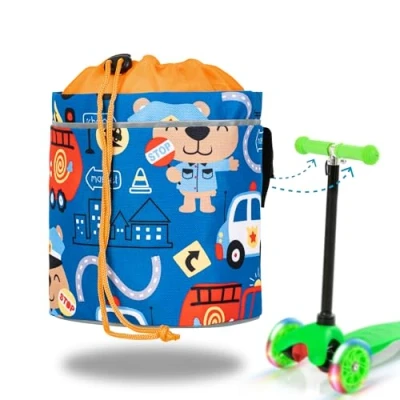 Abbildung von Knuffig Laufrad Tasche für Kinder Universelle Lenkertasche Dreirad &amp; Kinderfahrrad Weihnachten Geburtstag (Monster)