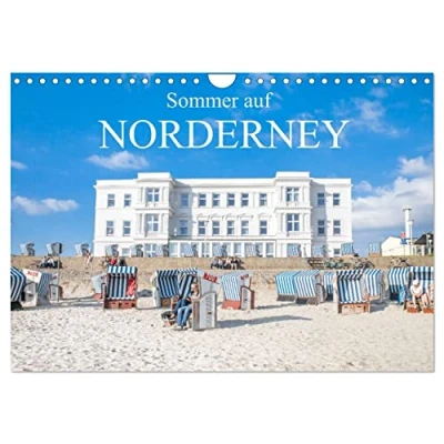 Abbildung von Sommer auf Norderney (Wandkalender 2025 DIN A4 quer), CALVENDO Monatskalender