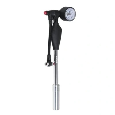Abbildung von ZEFAL Z Shock MTB Dämpferpumpe Fahrrad Federgabelpumpe Silber/Schwarz 25 bar