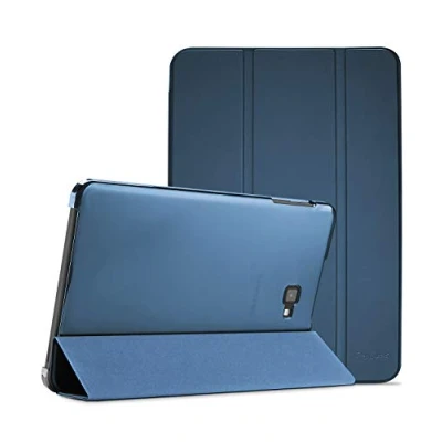 Abbildung von ProCase Hülle für Galaxy Tab A 10.1 2016 T580 T585 T587 Dreifach Falt Klapp Schutzhülle Case, Ultra Dünn Leicht Ständer Schale Shell Smart Cover mit Translucent Frosted Rückhülle Navy