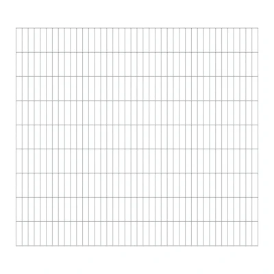 Abbildung von Alberts Doppelstabmattenzaun &quot;Doppelstab Gittermatte 6/5/6&quot;, LxH: 200x180 cm
