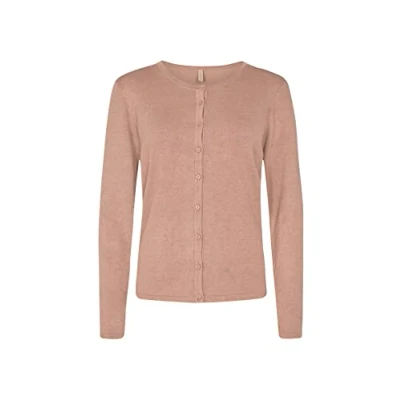 Abbildung von Soya Concept Damen Soyaconcept SC Dollie 446 Strickjacke Wollpullover, 98676 Stucco Brown Melange, L