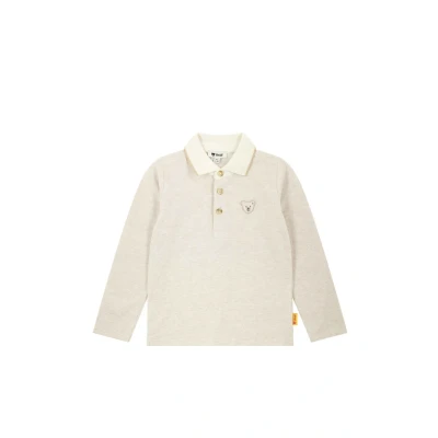 Abbildung von Steiff Jungen Poloshirt Langarm, Sesame, 128 cm