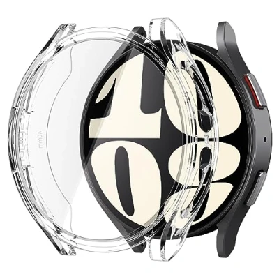 Abbildung von Spigen Ultra Hybrid Hülle Kompatibel mit Samsung Galaxy Watch 6 40mm (2023) Kristallklar
