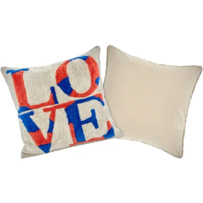 Abbildung von Guido Maria Kretschmer Home&amp;Living Dekokissen &quot;Love&quot;, 2 Stück, Kissenhüllen, 50 x cm, ohne Füllung, getuftet