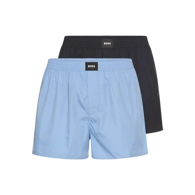 Abbildung von BOSS 2 PACK Boxershorts, Herren, Größe: Large, Light/pastel blue