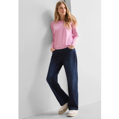Abbildung von Cecil Rundhals Strickpullover, Damen, Größe: XL, Rosa